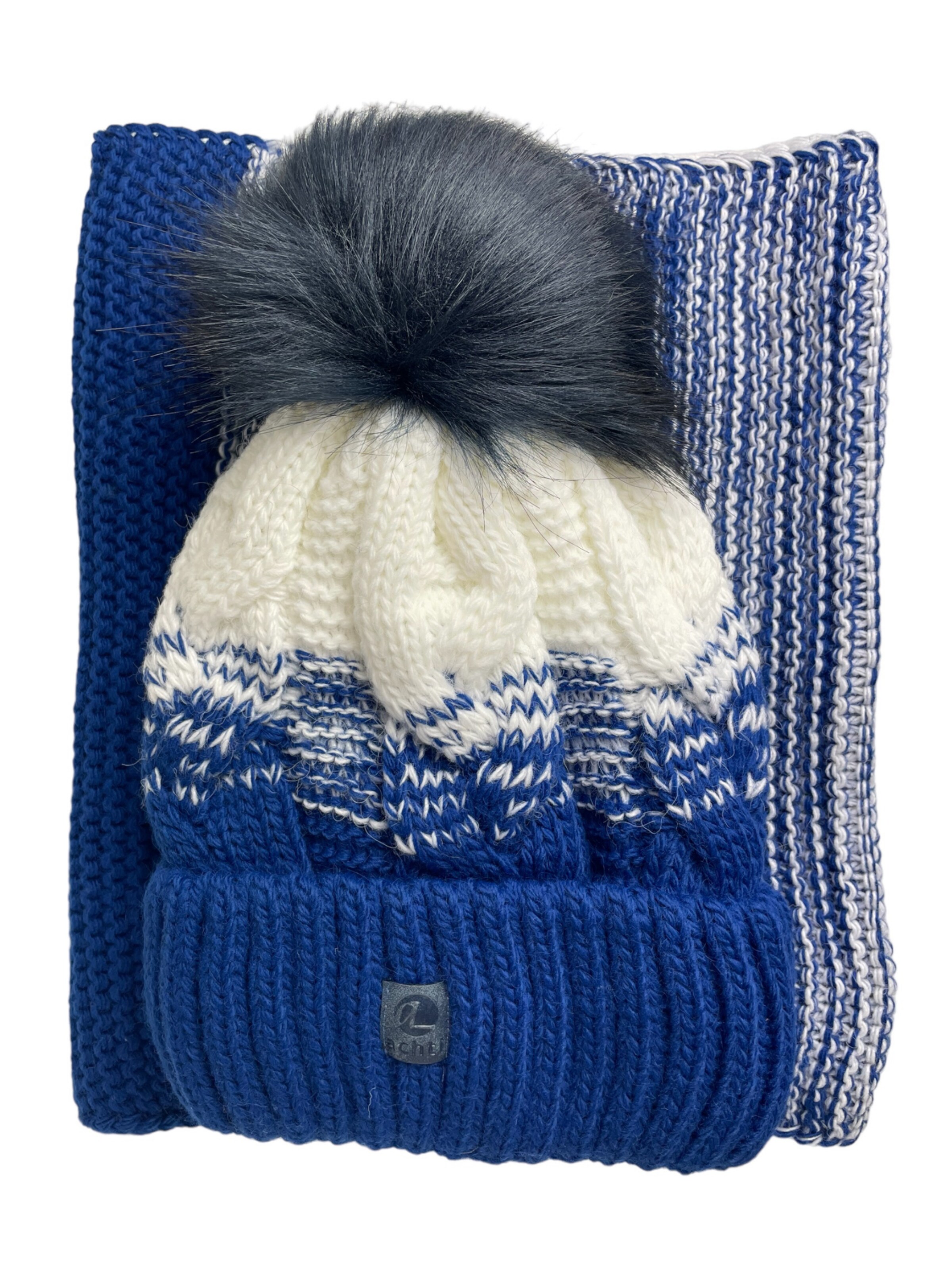 Kumixi Beanie 'Set' in Blue: front
