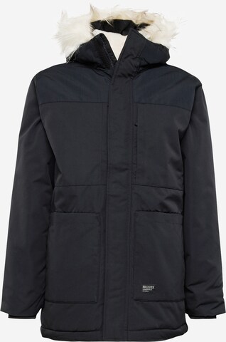 HOLLISTER Winter jacket in Black: front