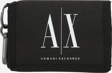 ARMANI EXCHANGE Wallet in Black: front
