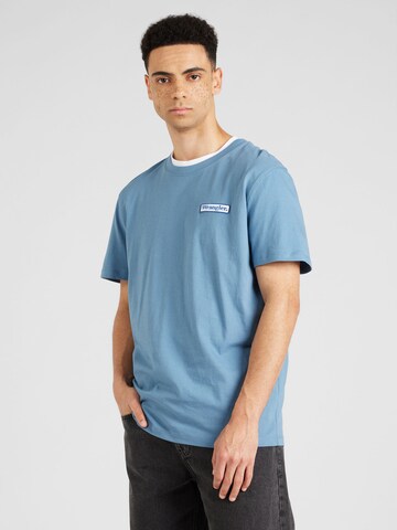 WRANGLER - Camiseta en azul: frente