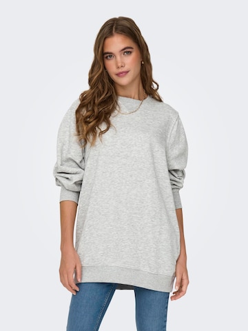 ONLY Sweatshirt 'BELLA' in Grijs: voorkant