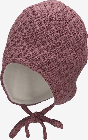 STERNTALER Beanie in Purple: front