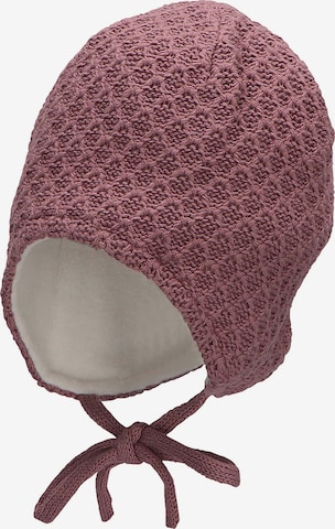 STERNTALER Beanie in Purple: front