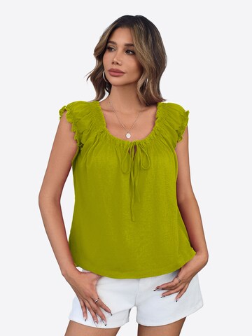 Imily Bela - Top en verde: frente