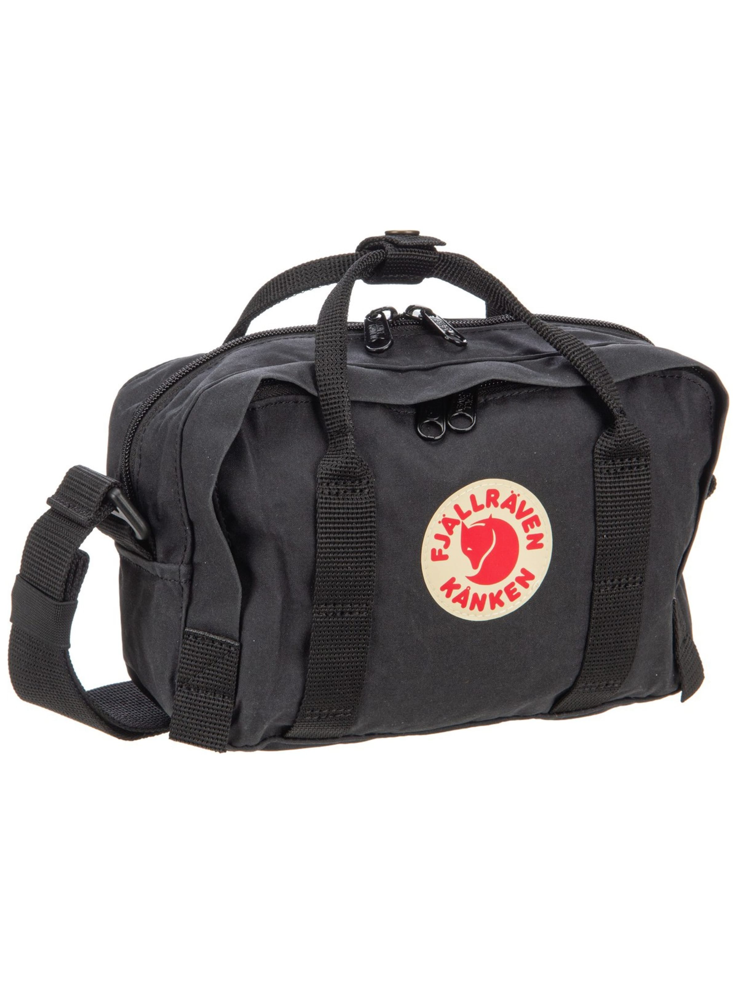 Fjällräven Crossbody Bag ' Kanken Crossbody ' in Black: front