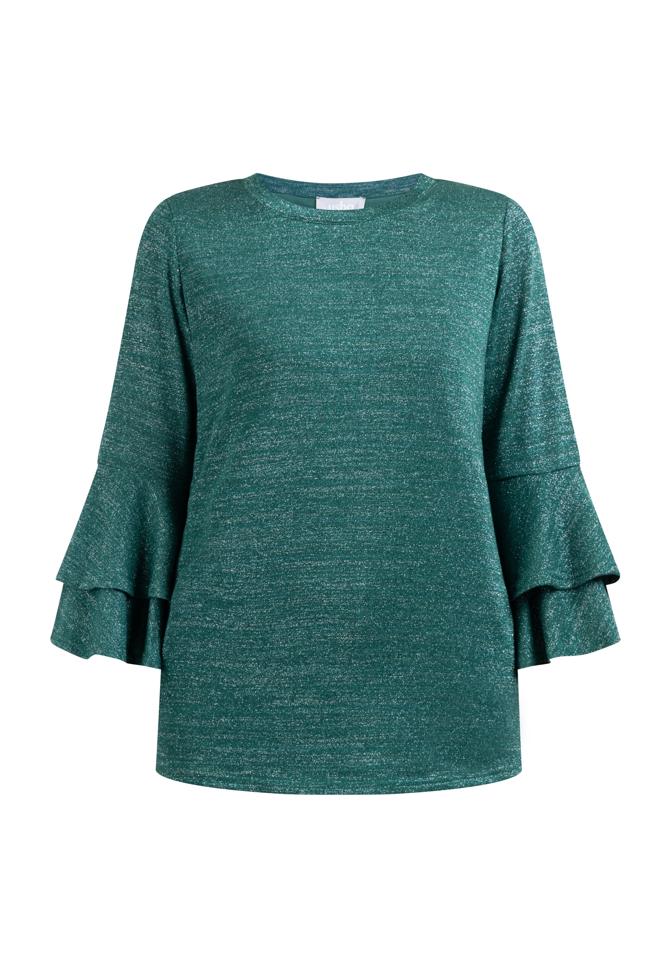 Usha Shirts i grøn: forside