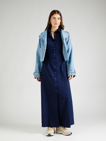 Robe-chemise 'JOAN' Staud en bleu