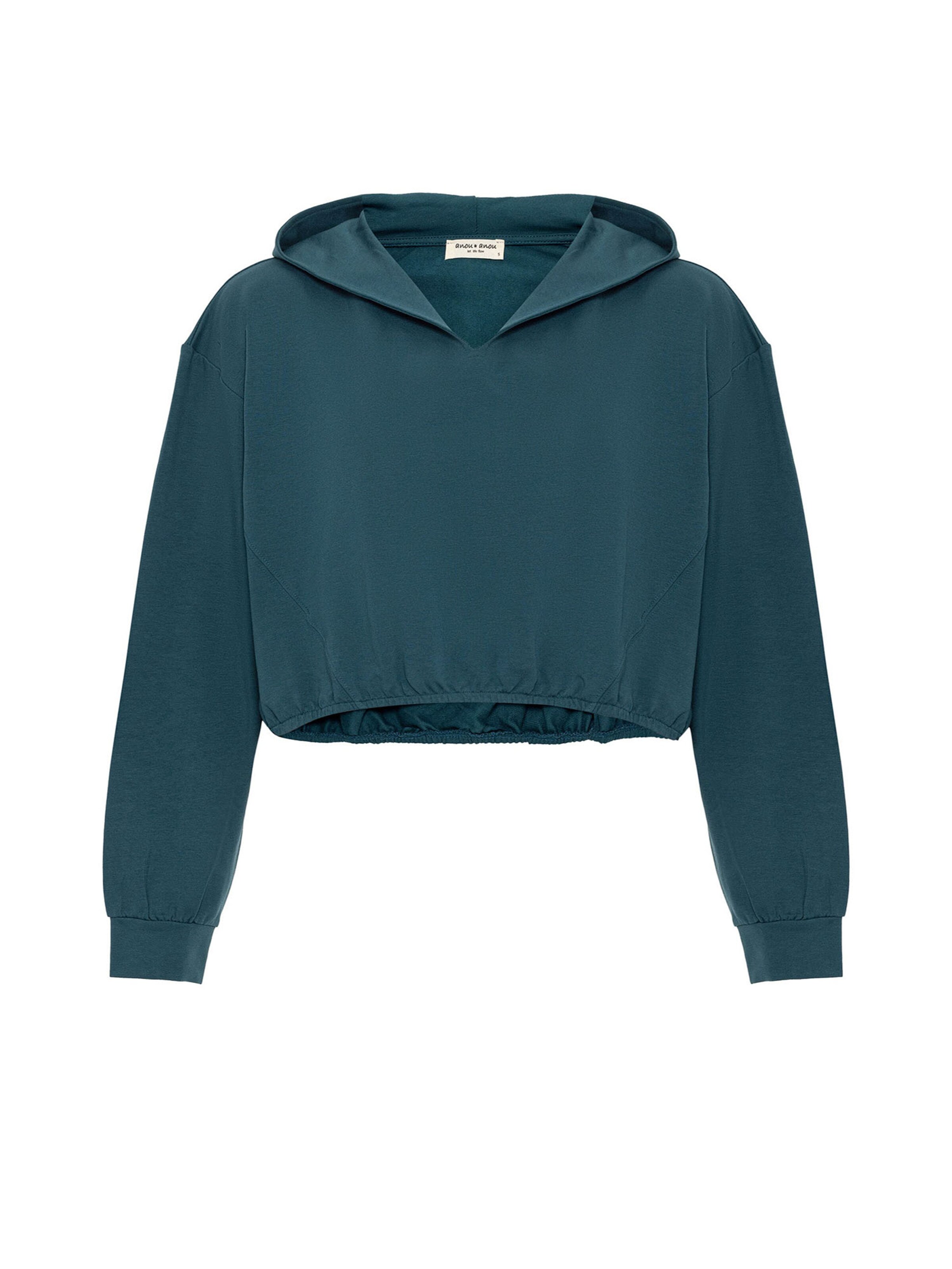 Anou Anou Sweatshirt in Blau: Vorderseite
