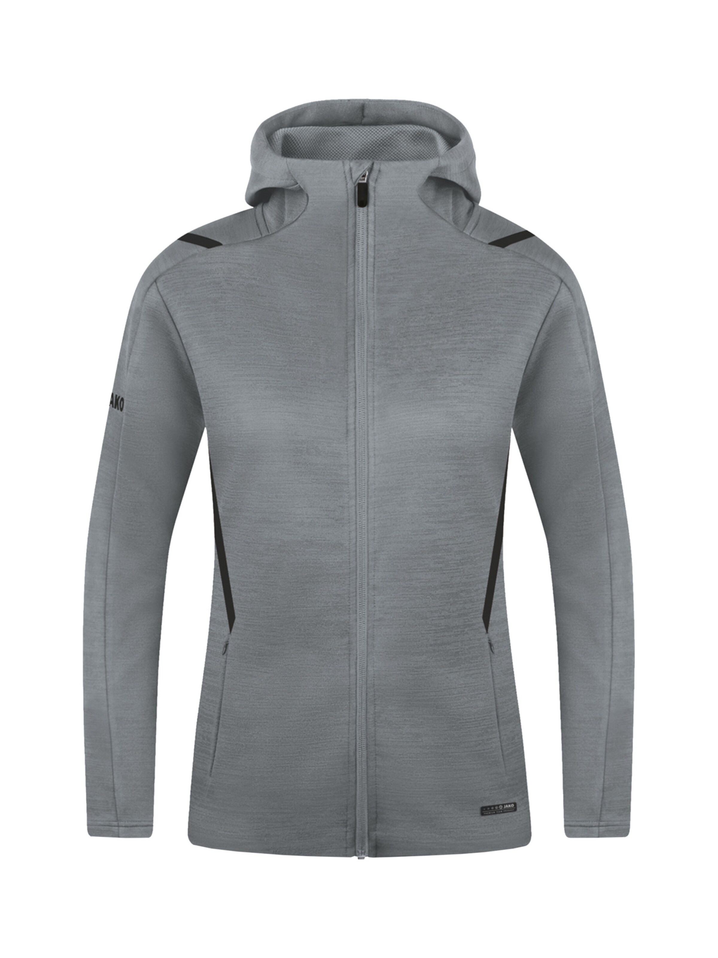 JAKO Sportjacke 'Challenge' in Grau: Vorderseite