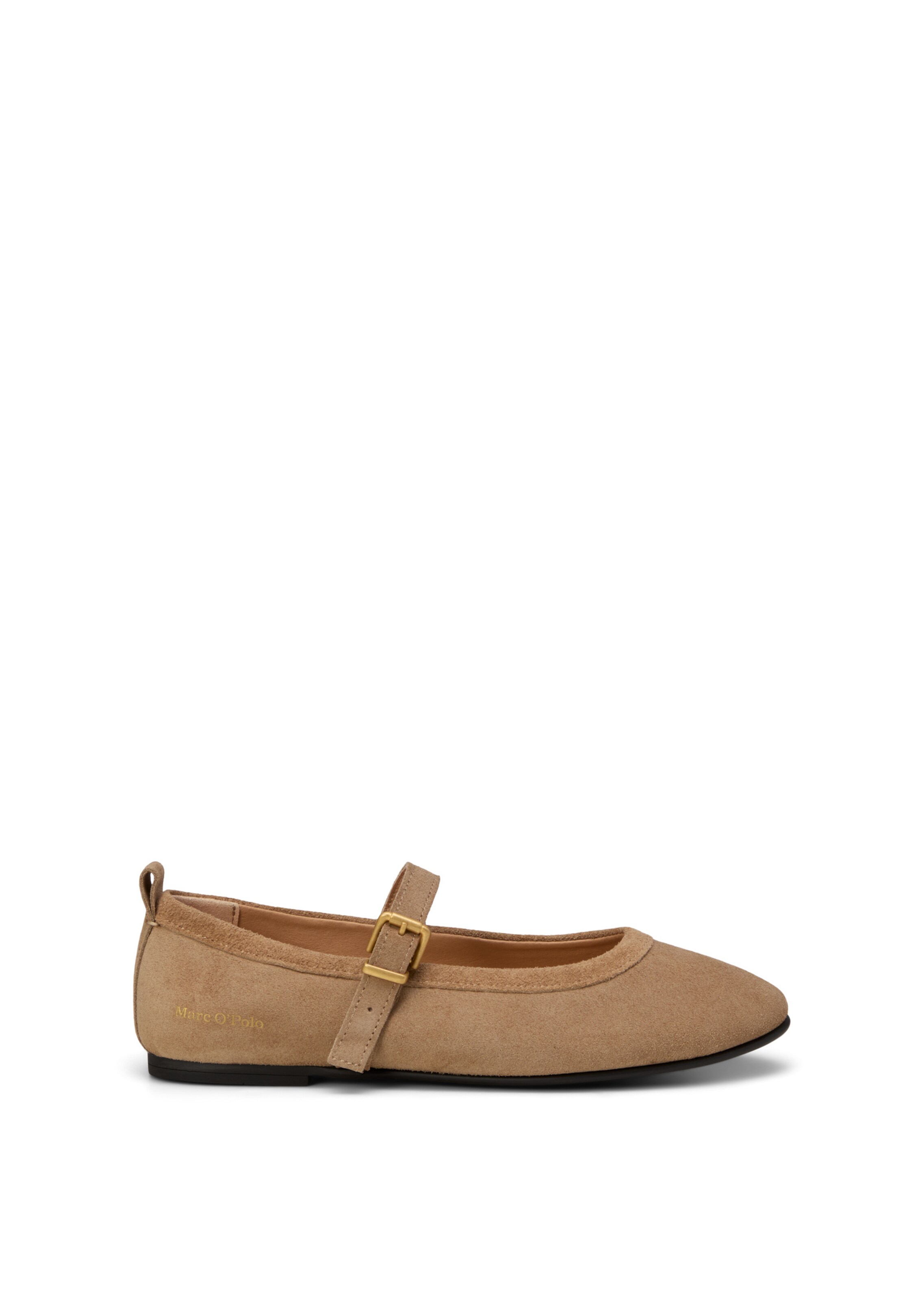 Marc O'Polo Strap ballerina 'Gina' in Brown