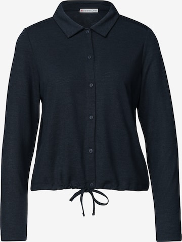 STREET ONE Strickjacke in Blau: Vorderseite