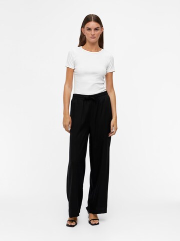 Wide leg Pantaloni 'Tilda' de la OBJECT pe negru