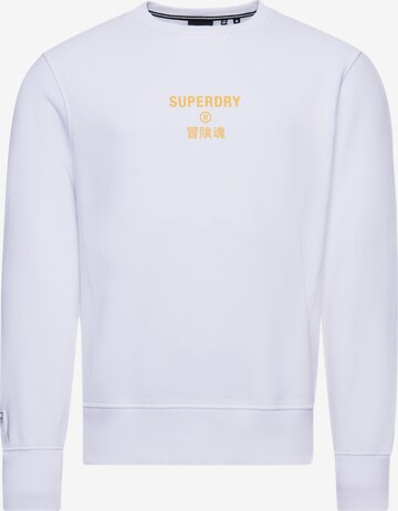 Superdry Sweatshirt in Weiß: predná strana