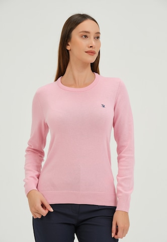 Pull-over Giorgio di Mare en rose