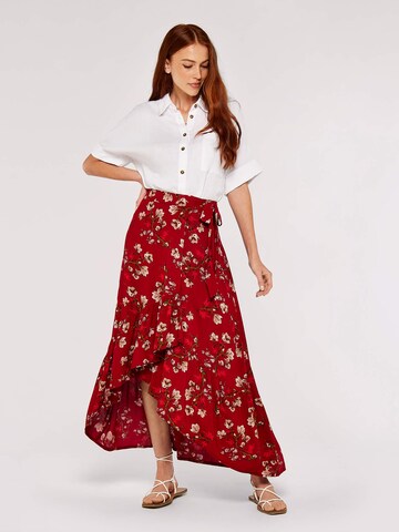 Apricot Rok in Rood