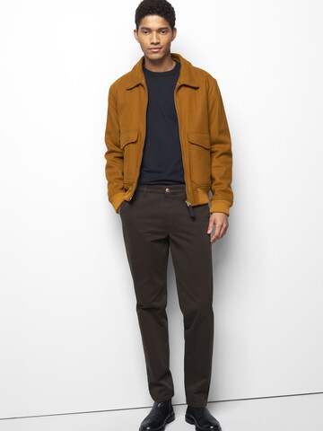 MEYER Regular Chino Pants 'M5 Chino 9-6001' in Brown