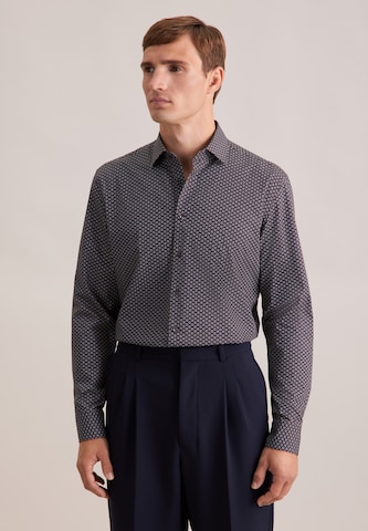 SEIDENSTICKER Slim fit Zakelijk overhemd 'Schwarze Rose' in Blauw: voorkant