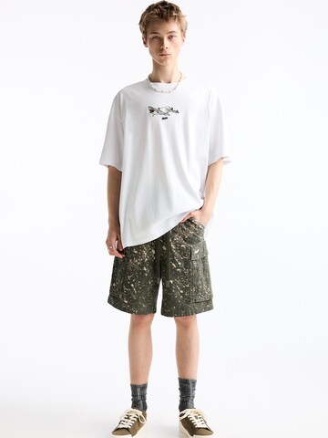 Pull&Bear T-Shirt in Weiß
