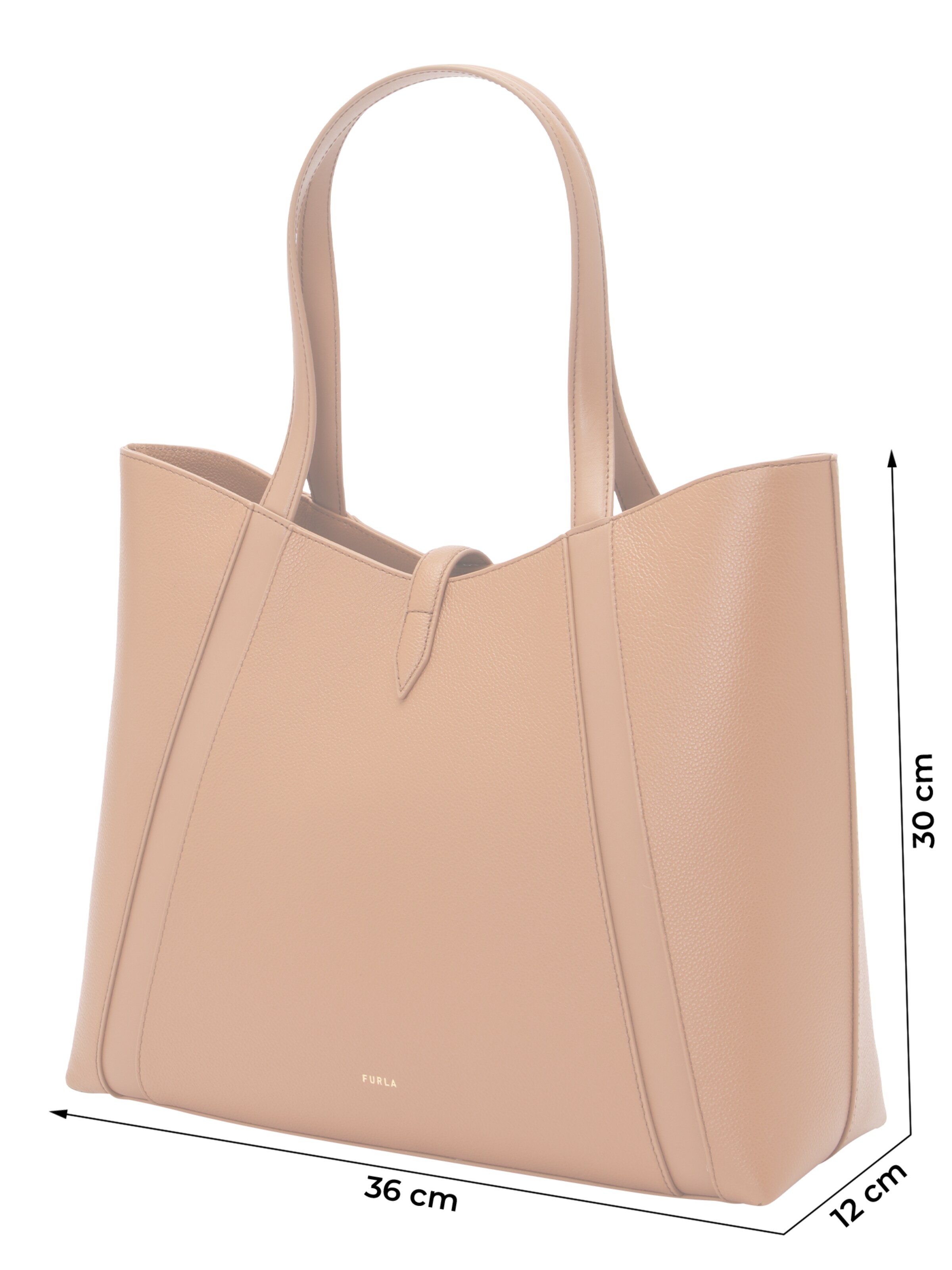 Shopper 'Goccia' di FURLA in marrone