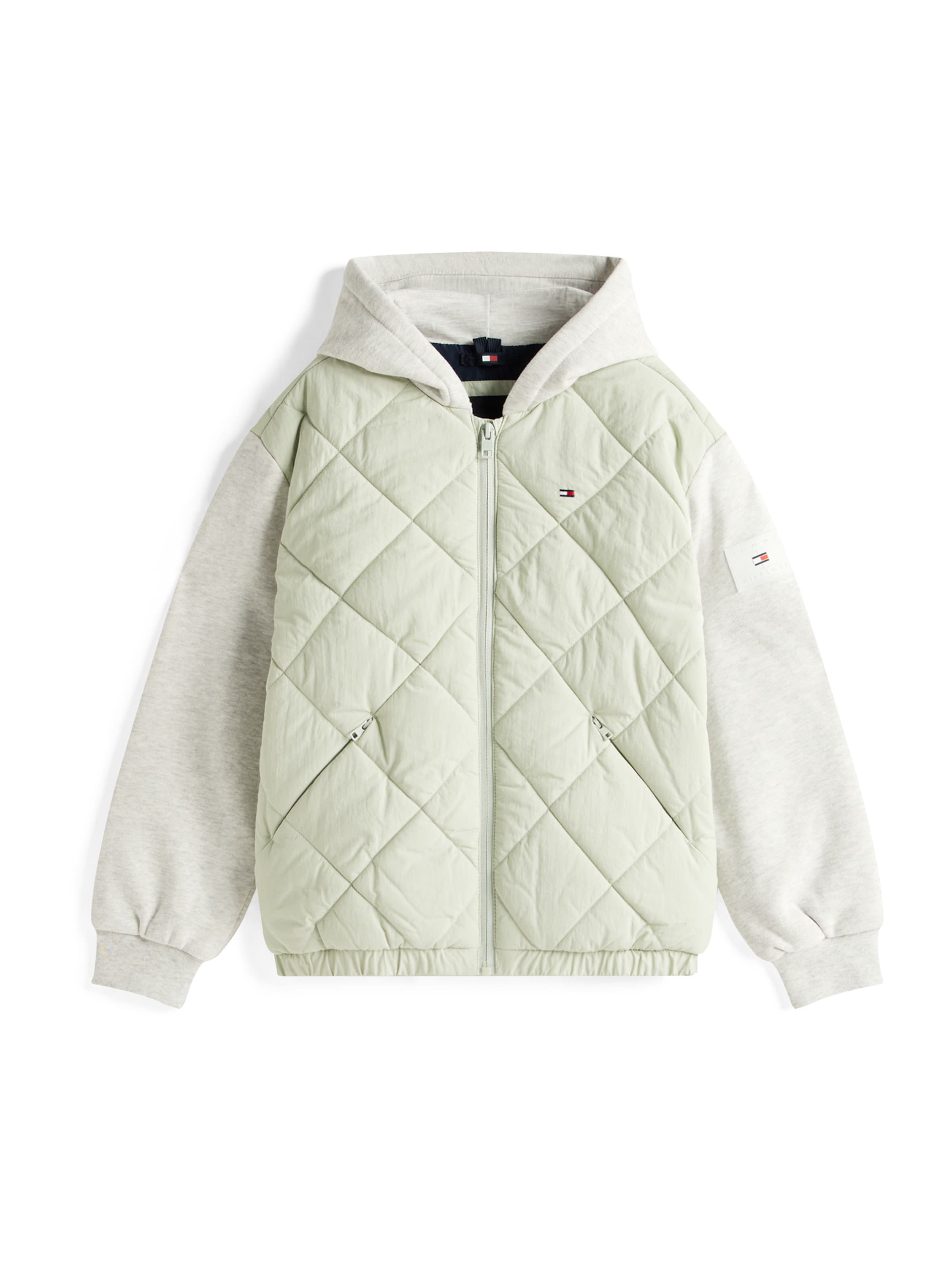 TOMMY HILFIGER Overgangsjakke 'MEDIA' i grøn: forside