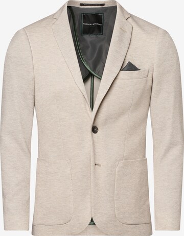 Finshley & Harding Slim fit Suit Jacket 'Jimmy' in Beige: front