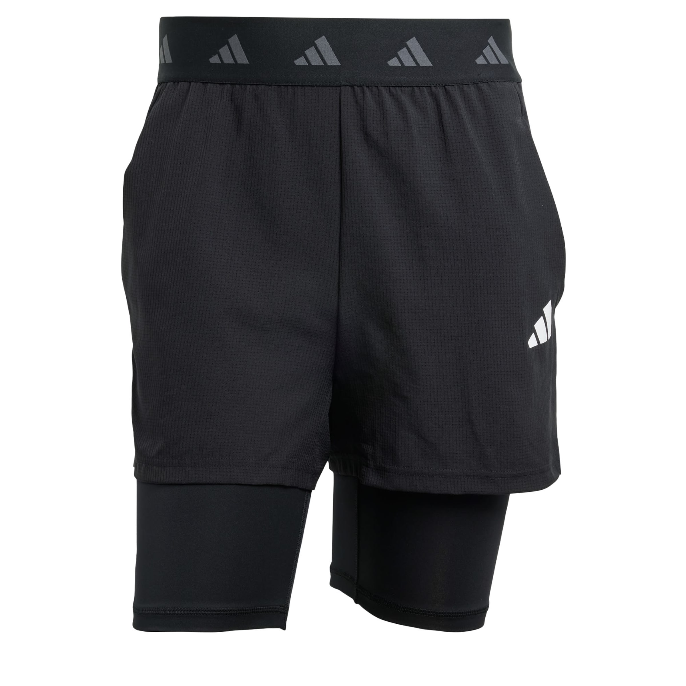 ADIDAS PERFORMANCE Slimfit Spodnie sportowe 'Gym+' w kolorze czarny: przód