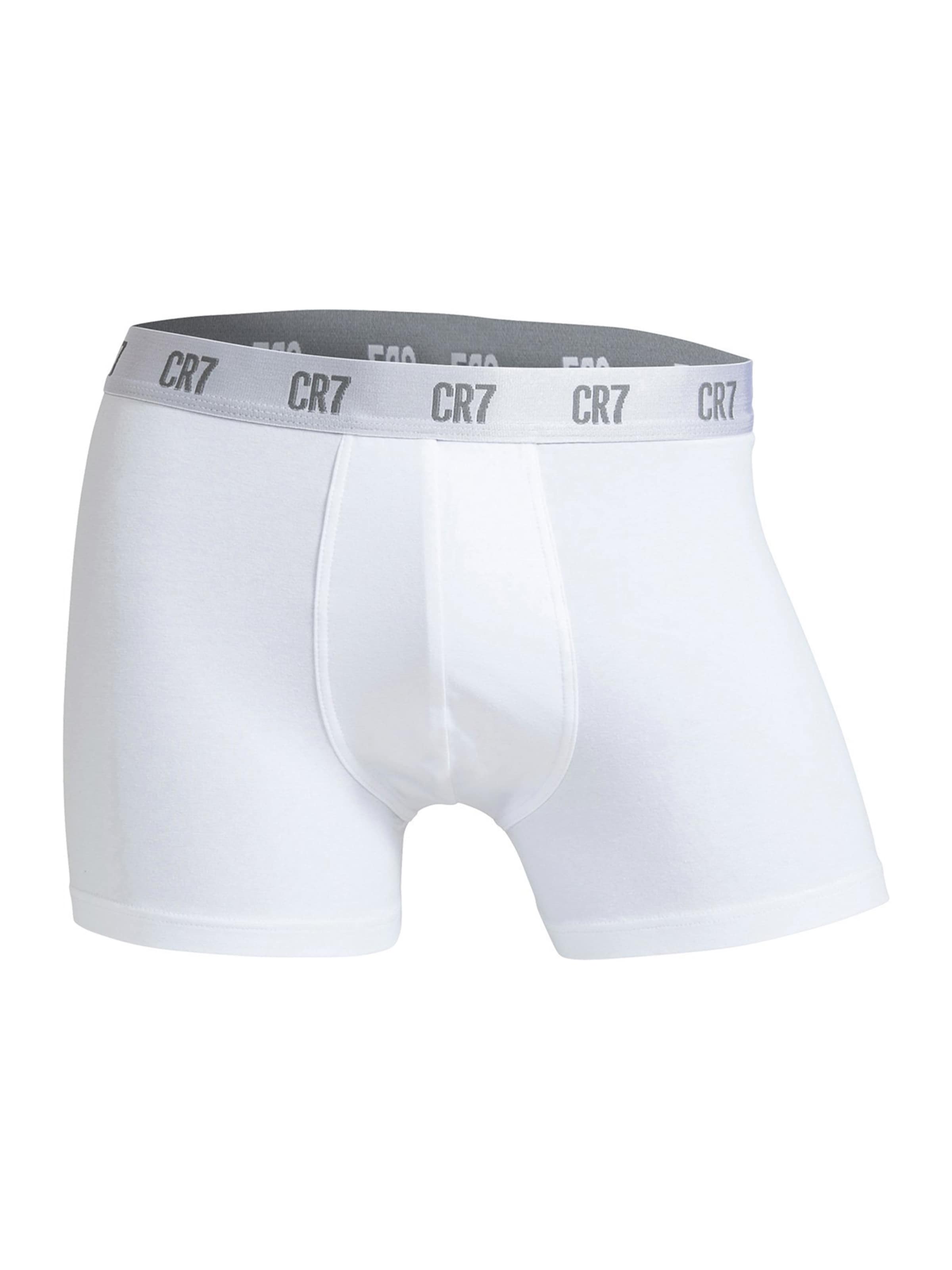 CR7 - Cristiano Ronaldo Retro Boxer ' BASIC ' in Weiß