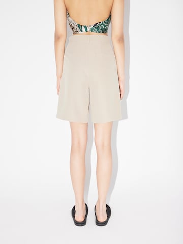 LeGer by Lena Gercke Wide Leg Shorts 'Athina' in Beige