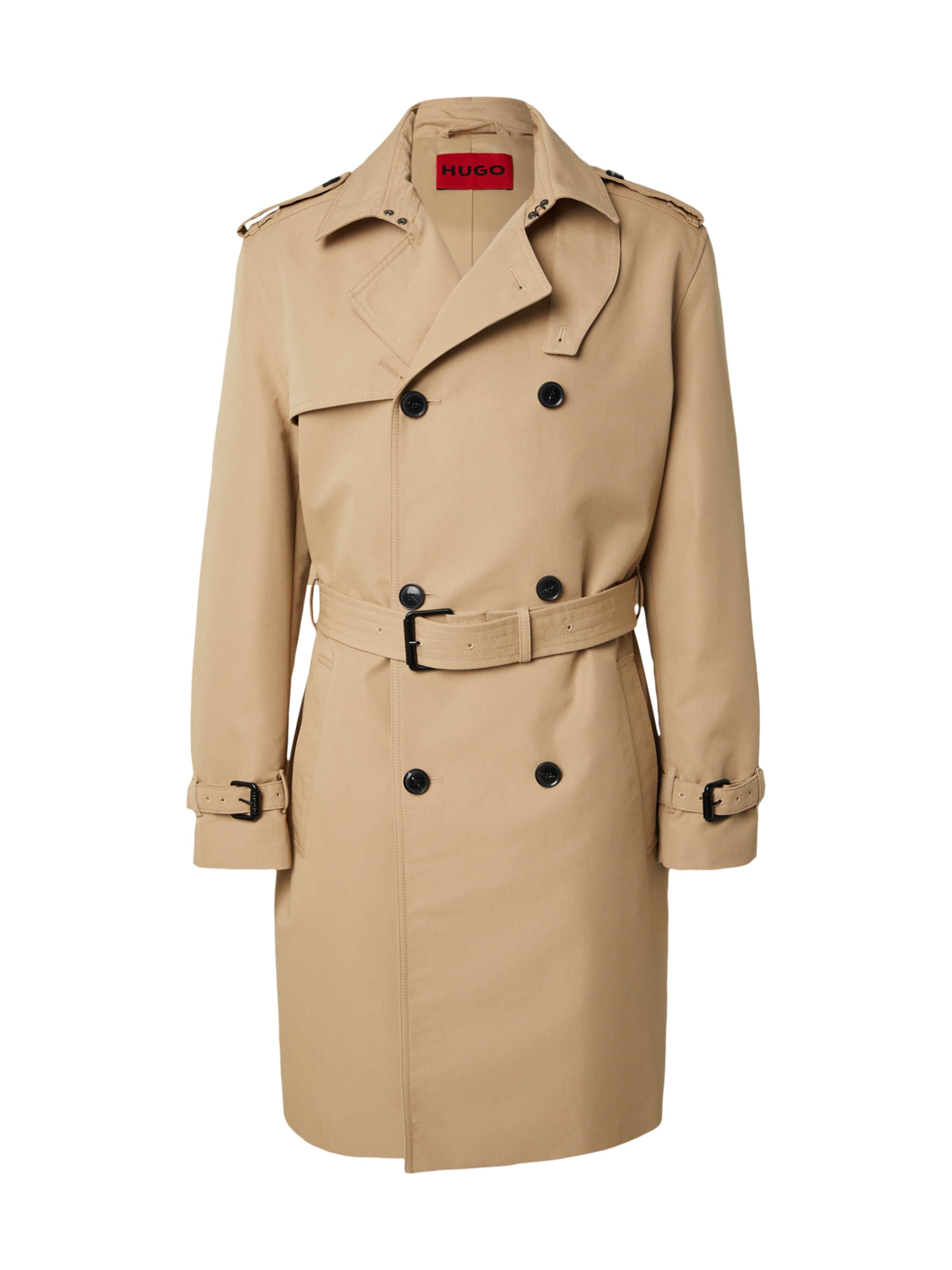 HUGO Between-seasons coat 'Maluks2631' in Beige: front