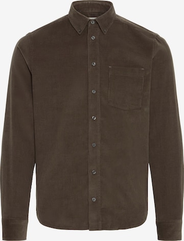 Chemise ' CFAton ' Casual Friday en marron : devant