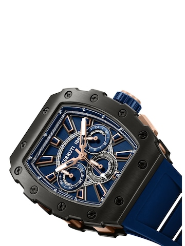 CERRUTI 1881 Analog watch 'Function watch Gubbio' in Blue
