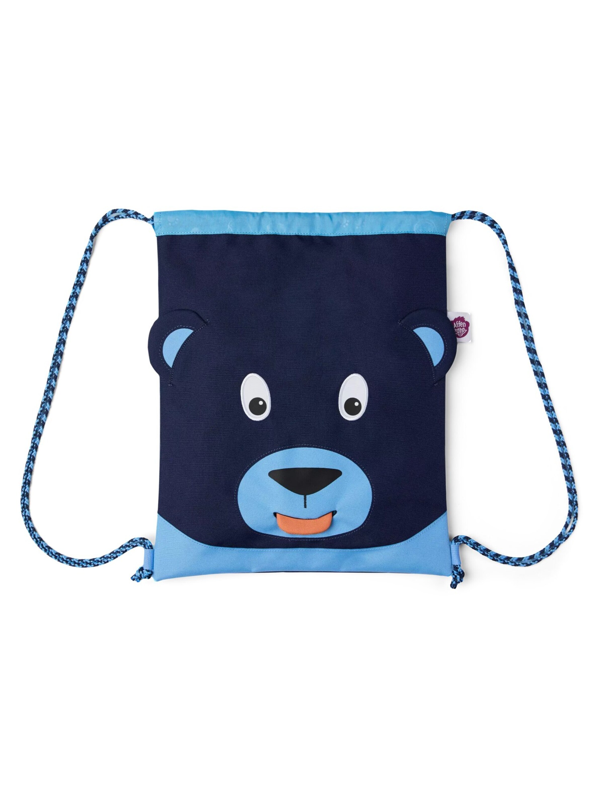 Affenzahn Gym Bag 'Sportbeutel Sportbeutel' in Blue: front