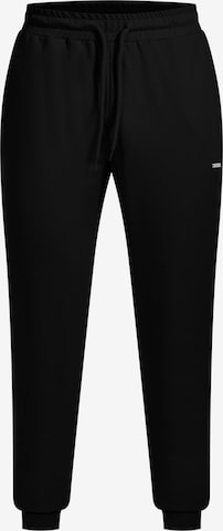 Pantalon de sport Smilodox en noir : devant