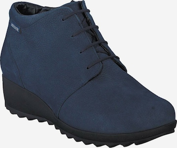 MEPHISTO Schnürstiefelette in Blau: Vorderseite