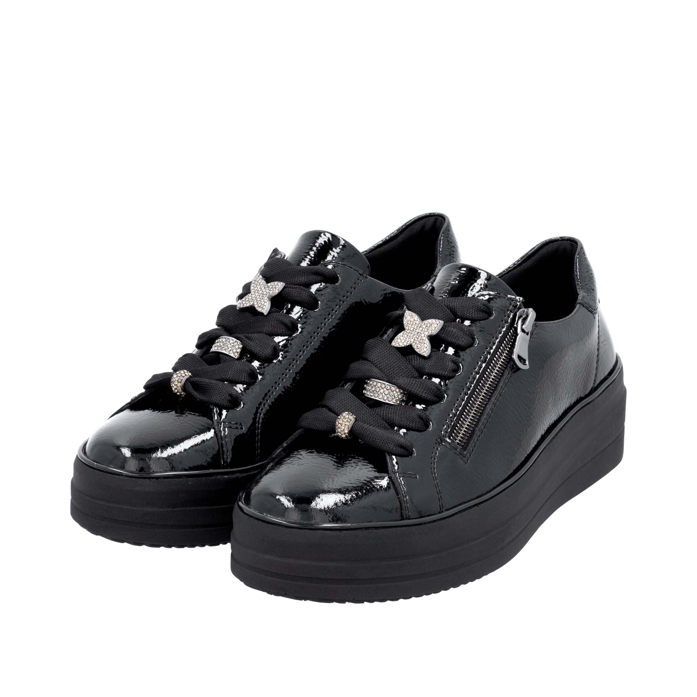Chaussure à lacets REMONTE en noir