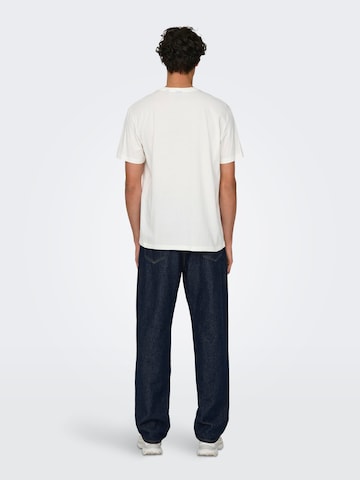 Only & Sons Shirt 'LENNY LIFE' in White