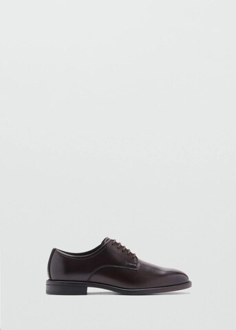 MANGO MAN Lace-Up Shoes 'Paris' in Brown