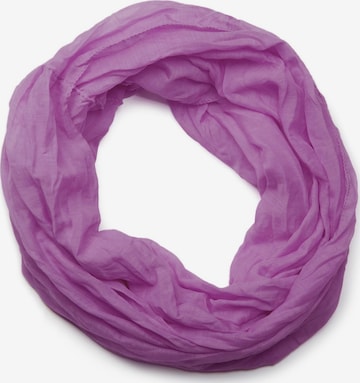 styleBREAKER Schlauchschal 'Seidiger unifarbener Loop' in Lila: Vorderseite