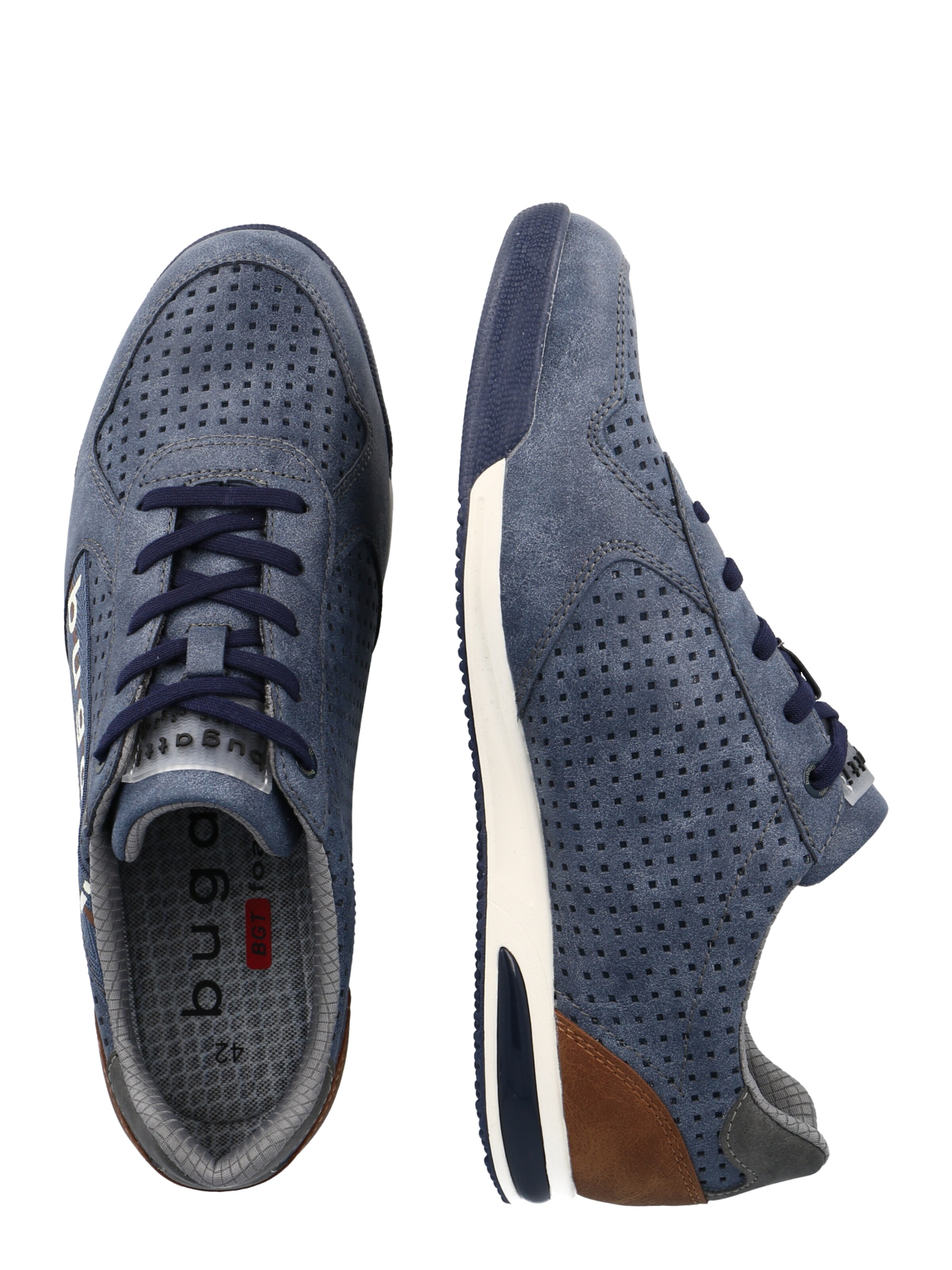 bugatti Trampki niskie 'Trevor' w kolorze niebieski