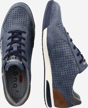 bugatti Athletic Lace-Up Shoes 'Trevor' in Blue