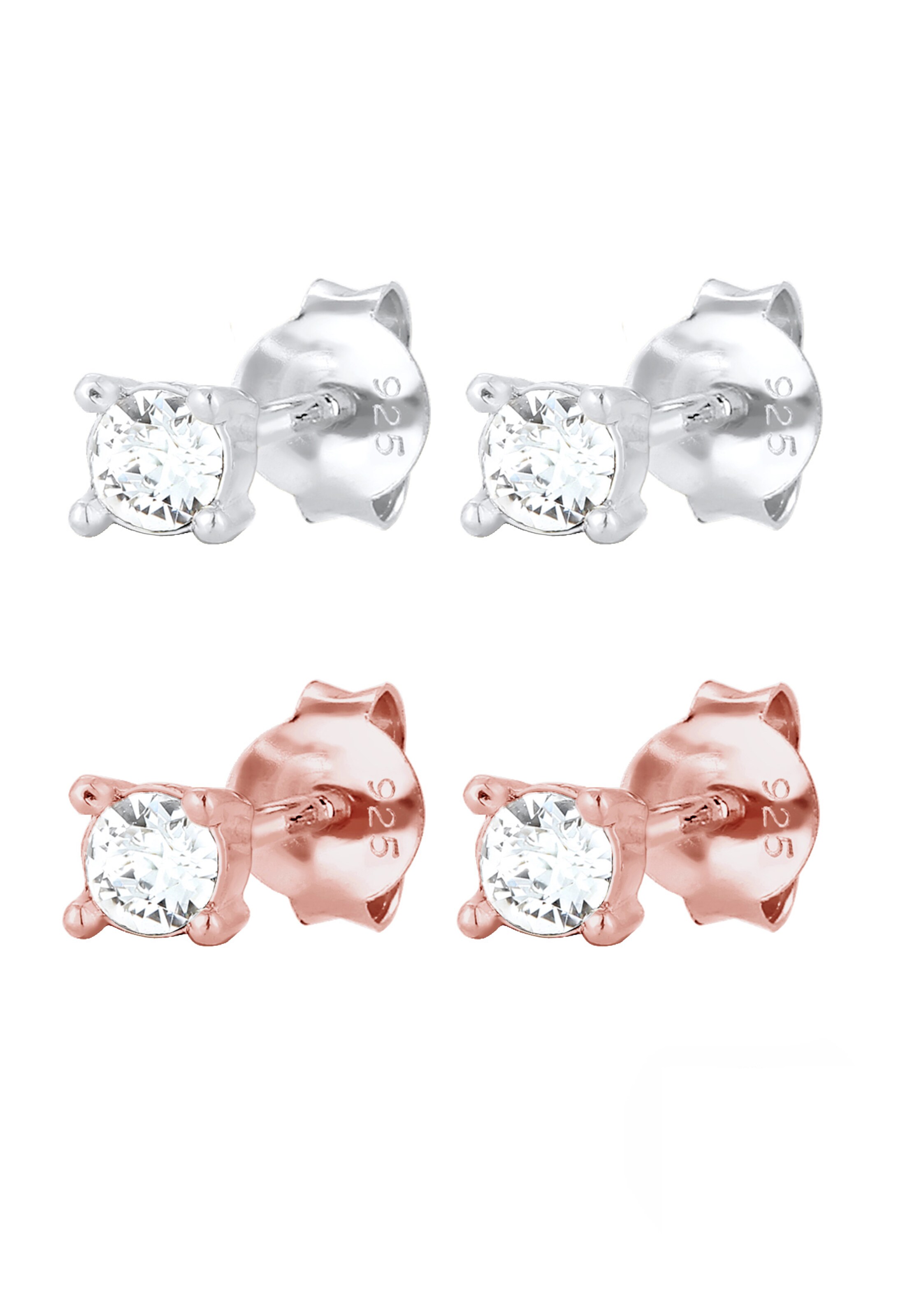 ELLI Earrings 'Kristall' in Gold