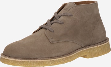 Chukka Boots 'SLHRicco' SELECTED en gris : devant