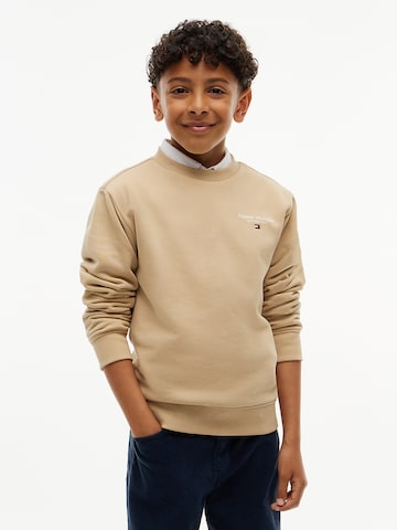 TOMMY HILFIGER Sweatshirt 'Essential' in Beige: Vorderseite