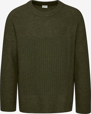 Pull-over 'Nohi' !Solid en vert : devant