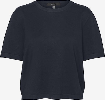 VERO MODA Пуловер 'VMSilje' в синьо: отпред