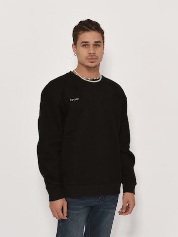 Forplay Sweatshirt 'Frazer' in Black: front