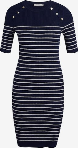Orsay Knitted dress in Blue: front