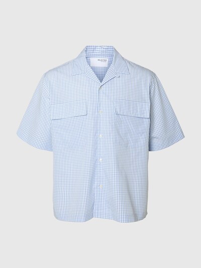 SELECTED HOMME Overhemd in de kleur Blauw / Wit, Productweergave