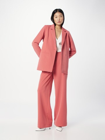 minimum Wide leg Bandplooibroek in Rood