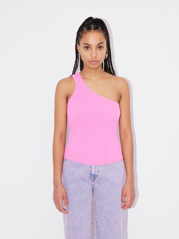LeGer by Lena Gercke Knitted Top 'Thassia' in Pink: front
